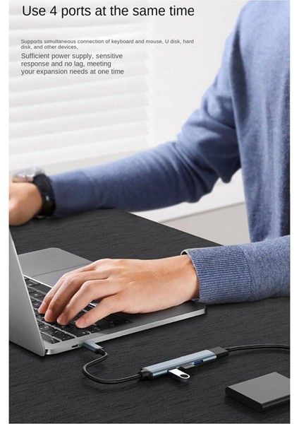 Bağlantı Noktalı USB Hub Ayırıcı Çoklu Hub Usb'den USB 3.0'a Adaptör USB Birkaç Bağlantı Noktalı Güç Adaptörü (Yurt Dışından) modelleri