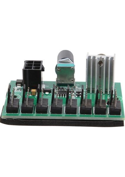 Bilgisayar Kasası 12 V Madenci Fan Hız Kontrol Cihazı 8 Kanallı Fan Hub Pwm Yüksek Güç Şiddetli Fan Denetleyicisi Düzenleyen Vali (Yurt Dışından)