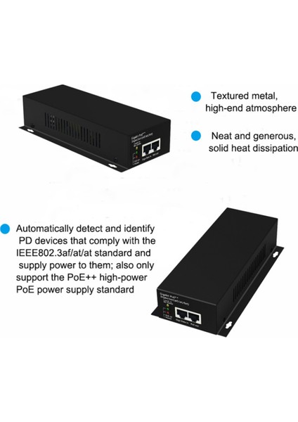 90W Hi-Power Gigabit Poe++ Enjektör (Af/at/bt) Poe Güç Kaynağı Ip Kamera Ap Abd Fişi (Yurt Dışından) indirimleri