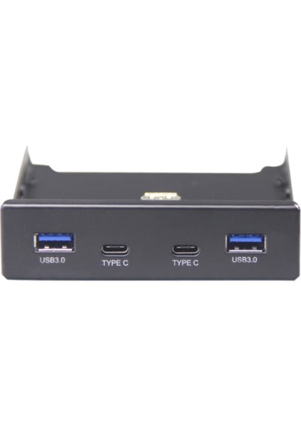 USB Hub USB C Hub 3.5 Inç Disket Sürücüsü Ön Panel 2 Port USB 3.0 + 2 Port USB 3.1 Tip C 20 Pin Konnektör (Yurt Dışından)