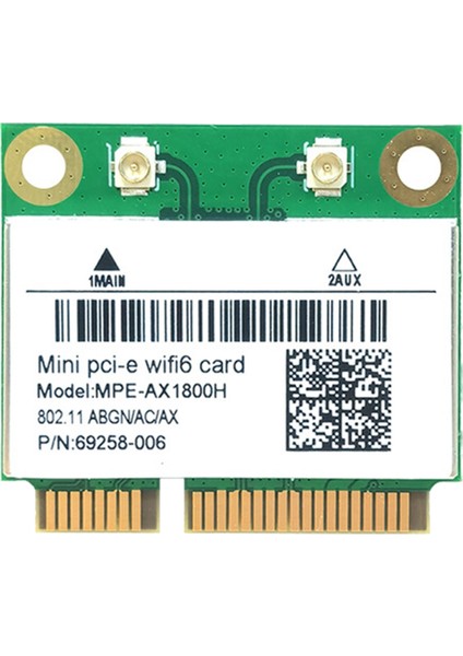 RTL8852BE Wıfı6 Kart AX1800M Wifi Bluetooth5.2 2.4ghz/5ghz Çift Bantlı Wıfı Kart Adaptörü 802.11AX WIN10/WIN11 Için (Yurt Dışından)