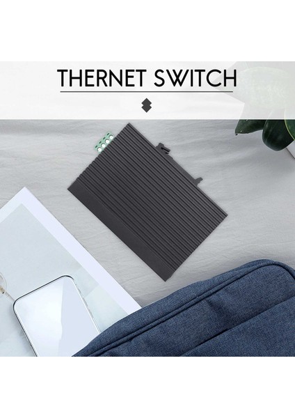 5 Bağlantı Noktalı RJ45 10/100M Ethernet Masaüstü Anahtar Hub'ları Ağ Dizüstü Bilgisayarı Dın Ray Tipi (Yurt Dışından) fırsatları