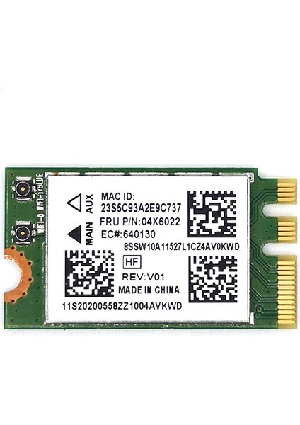 QCNFA335 Kablosuz Ağ Kartı, Ngff M2 Arayüzü 4.0 Bluetooth Kablosuz Ağ Kartı Destek Sistemi WIN7/WIN8/WIN10 (Yurt Dışından) indirimleri