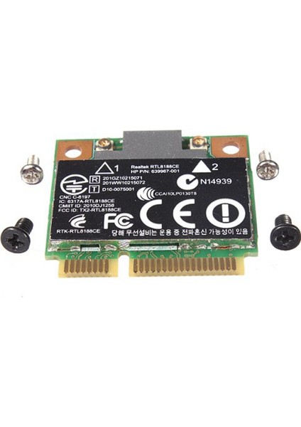 Hp Realtek RTL8188CE Kablosuz-N 802.11 B/g/n 640926-001 639967-001 Için 150 Mbps Wifi Mini Pcı-E Ağ Kartı (Yurt Dışından) fiyatları