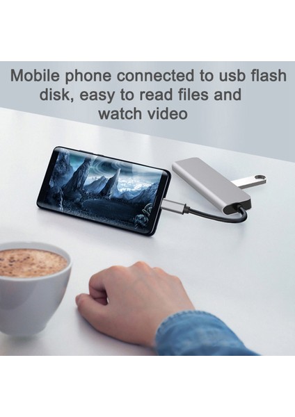 USB Yerleştirme Istasyonu, 7'si 1 Arada Hub, PD100W, Sd/tf, HDMI Uyumlu, 4 USB Çoklu Port Adaptörü, Dizüstü Bilgisayarlar, Telefonlar Için (Yurt Dışından) indirimleri