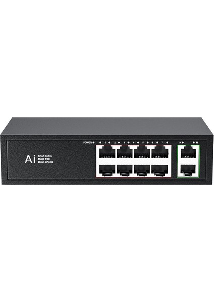 Poe Anahtarı 100MBPS Ethernet Anahtarı Poe Ayırıcı Ieee 802.3AF/AT Ip Kamera Için Kablosuz Ap Wifi Yönlendirici Abd Fişi 10 Port (Yurt Dışından) indirimleri