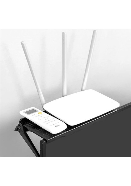 Wifi Yönlendirici Rafı Tv Üstü Ayarlanabilir Yönlendirici Depolama Rafı Braketi Bilgisayar Oyuncusu Standı Düzenleyici Tutucu Depolama Rafı, S (Yurt Dışından) fırsatları