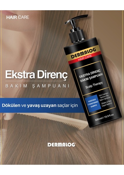 Dökülen ve Yavaş Uzayan Saçlar Için Ekstra Direnç Şampuanı 500 ml fiyatları
