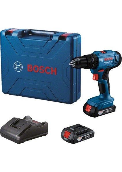 Bosch Gsb 183-Li 2x2AH Darbeli Akülü Delme Vidalama - 06019K9100