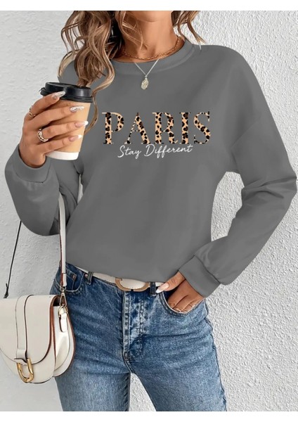 Kadın Uzun Kollu Bisiklet Yaka Desenli Viskon Iki Iplik Bluz modelleri