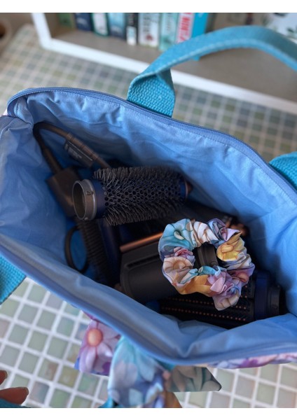 Renkli Papatya Desenli Saç Şekillendirici Çantası () fırsatları