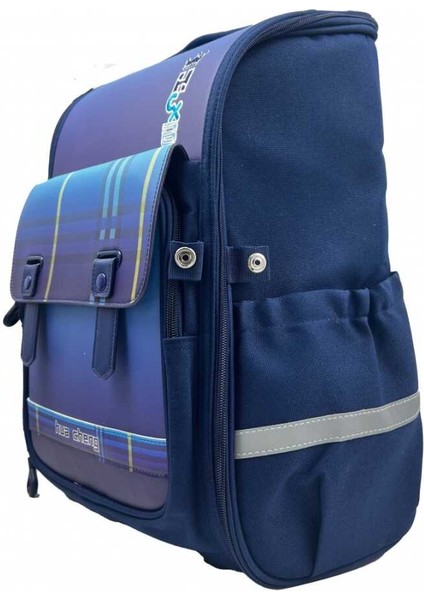 Mavi Ekoseli Büyük Boy Sırt Çantası 8480 fiyatları