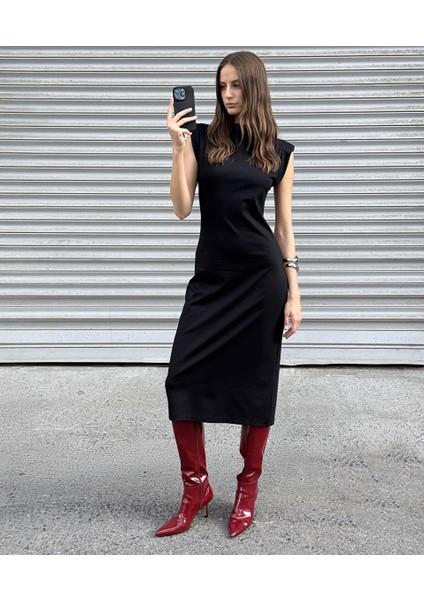 Vatkalı Örme Elbise IW6250002151001