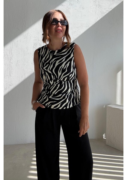 Zebra Desenli Bluz fiyatları