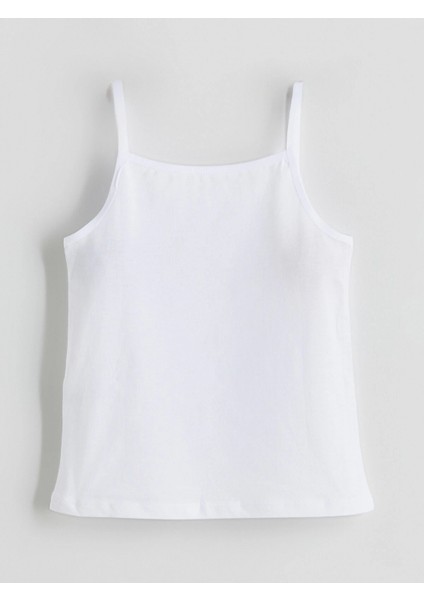 Lcw Kids Beyaz Kare Yaka Kız Çocuk Atlet 3'lü fırsatları