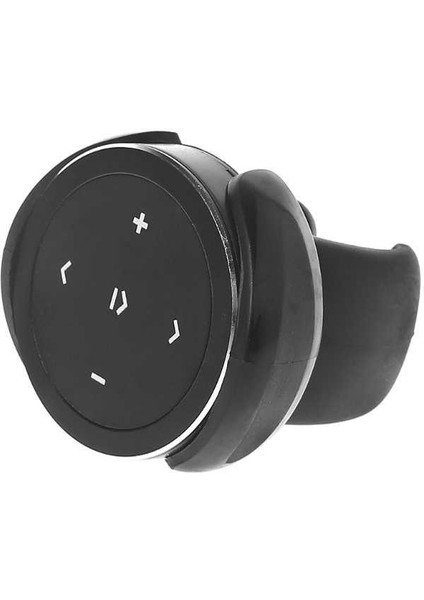 Kablosuz Bluetooth Medya Araç Direksiyon Uzaktan Kumanda Taşınabilir Müzik Çalar Siyah