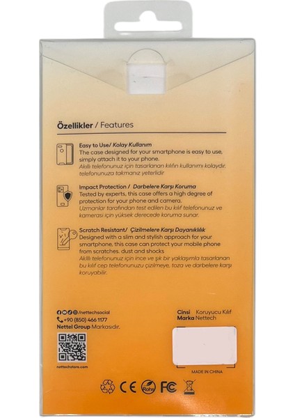 Apple iPhone 16 Uyumlu NT-N088 Arka Koruma Kılıf fırsatları