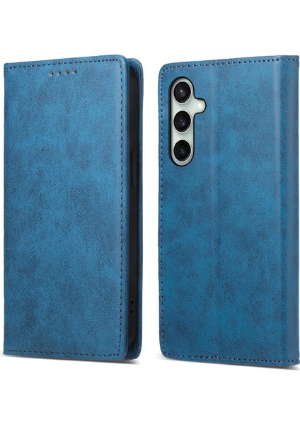 Samsung Galaxy S25 Fe Cüzdan Pu Deri Telefon Kılıfı (Yurt Dışından)