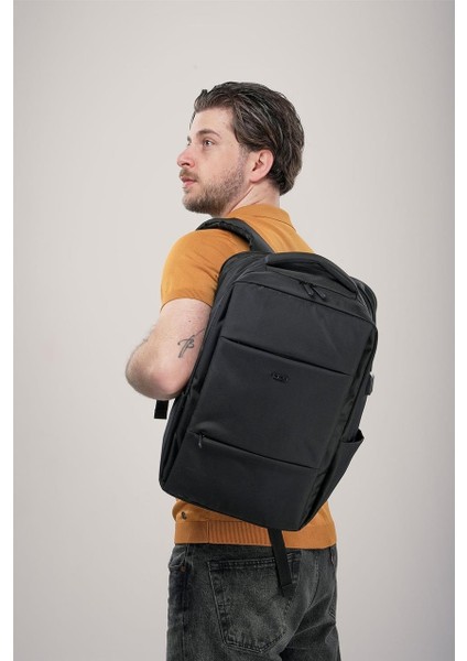 Erkek Sırt Laptop Çantası Siyah 51864