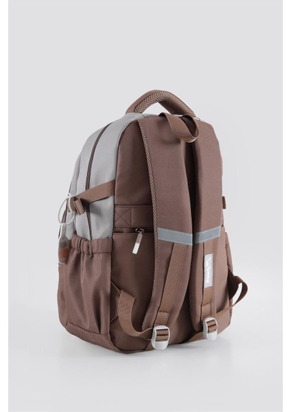 Ortopedik Ve Suya Dayanıklı Kahverengi Okul Sırt Çantası (51944) indirimleri