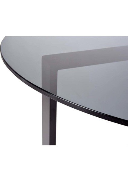 Kevan Siyah Metal Cam Orta Sehpa fırsatları