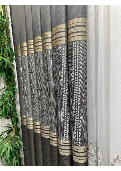 Mızraklı FT632256 V-2503 Antrasit 1/3 Sık Pile Fon Perde Apm fiyatları