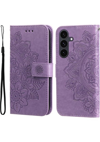 Samsung Galaxy S25 Fe Pu Deri Cüzdan Standı Telefon Kılıfı (Yurt Dışından)