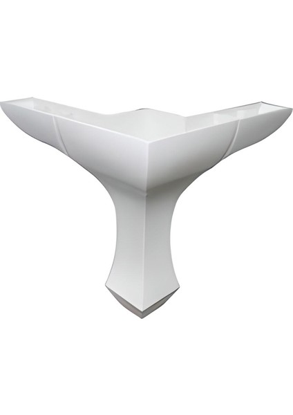 Mobilya Kanepe Baza Koltuk Çekyat Yükseltme Ayağı Plastik, Lükens Beyaz 14 Cm, 4 Adet modelleri