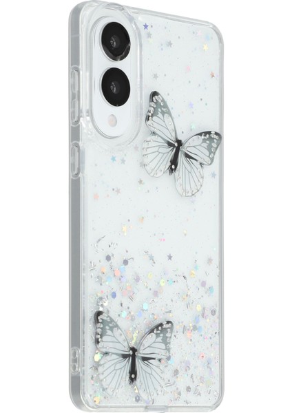 Samsung Galaxy S25 Edge Epoksi Tpu Estetik Telefon Kılıfı (Yurt Dışından)