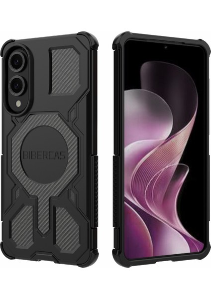 Samsung Galaxy S25 Edge Anti Drop Tpu + Pc Telefon Kılıfı Magsafe ile Uyumlu (Yurt Dışından)