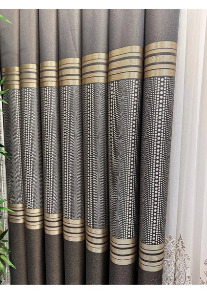 Mızraklı FT632256 V-2503 Antrasit 1/3 Sık Pile Fon Perde Apm modelleri