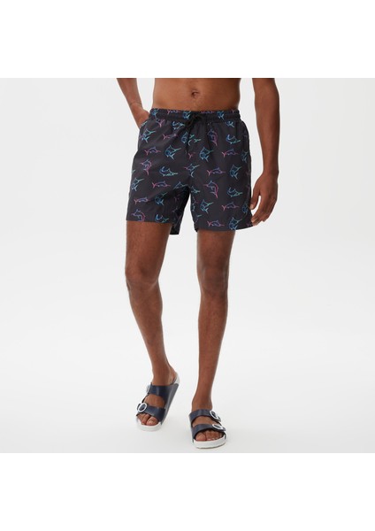 Erkek Siyah Baskılı Mayo Şort T35225T.0TB modelleri