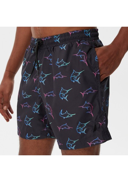 Erkek Siyah Baskılı Mayo Şort T35225T.0TB fırsatları