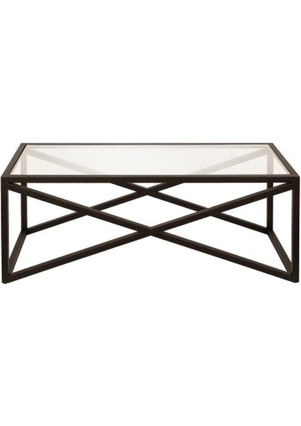 Do Siyah Metal Cam Orta Sehpa modelleri