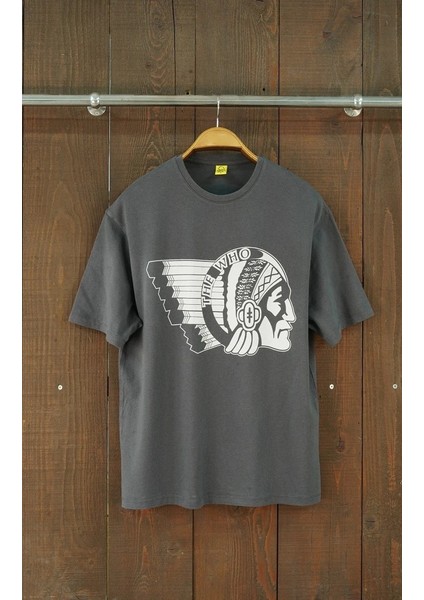 The Who Retro Rock Band Kısa Kol Gri Oversize Tshirt