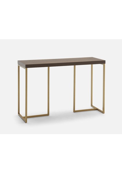 George Gold Metal Ahşap Dresuar Konsol