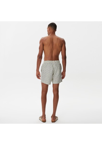 Erkek Krem Baskılı Mayo Şort T35314T.1MA fiyatları
