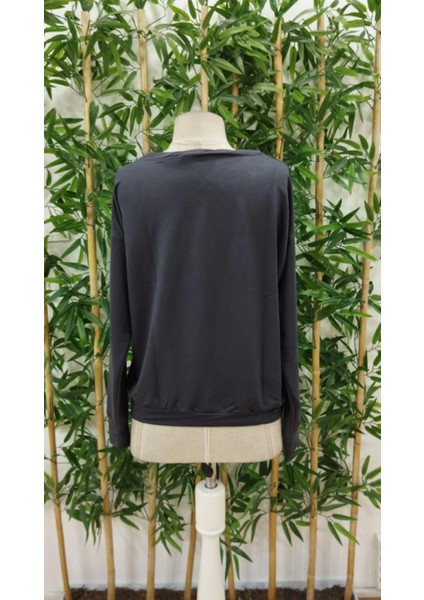 Yılbaşı Özel Desenli Uzun Kollu Viskon Bluz indirimleri