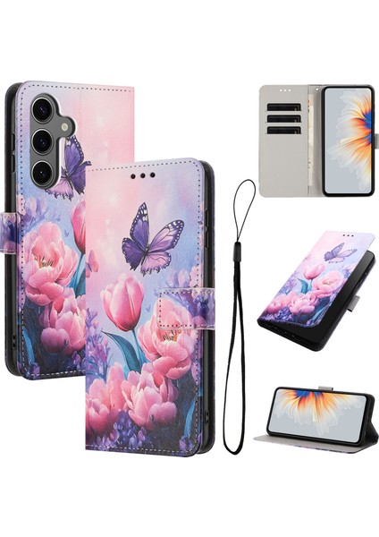 Samsung Galaxy S25 Fe Cüzdan Pu Deri Telefon Kılıfı ve Kordonu (Yurt Dışından) fiyatları