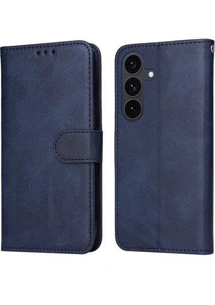 Samsung Galaxy S25 Fe Cüzdan Pu Deri Folio Kapaklı Telefon Kılıfı (Yurt Dışından)