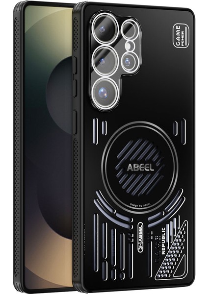 Samsung Galaxy S25 Ultra Manyetik Kılıf Alüminyum Alaşım + Pc + Tpu Içi Boş Isı Dağıtıcı Telefon Kılıfı (Yurt Dışından)