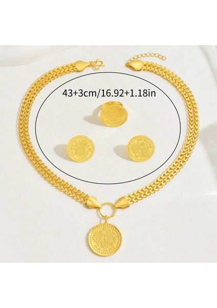 ADORE5395 Altın Hayat Ağacı Kolye Takı Seti (Yurt Dışından) modelleri