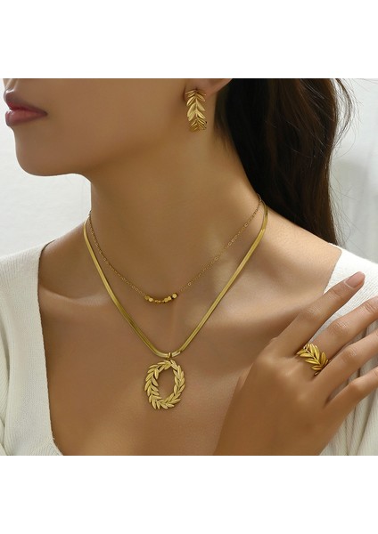 ADORE5161 Altın Kore Pastoral Tarzı Takı Seti (Yurt Dışından) fiyatları