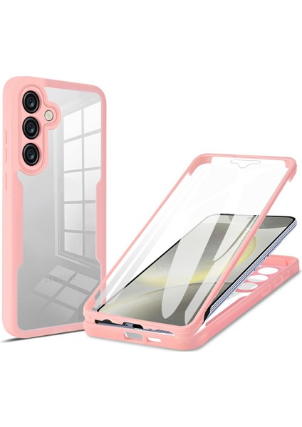 Samsung Galaxy S25 Fe Akrilik + Tpu Şeffaf Telefon Kılıfı ve Pet Ekran Filmi (Yurt Dışından)