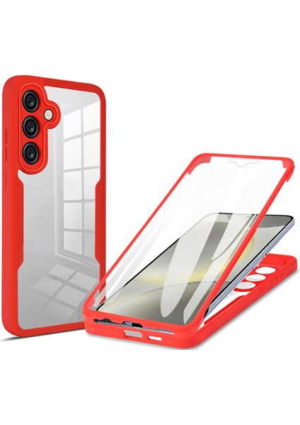 Samsung Galaxy S25 Fe Akrilik + Tpu Şeffaf Telefon Kılıfı ve Pet Ekran Filmi (Yurt Dışından)