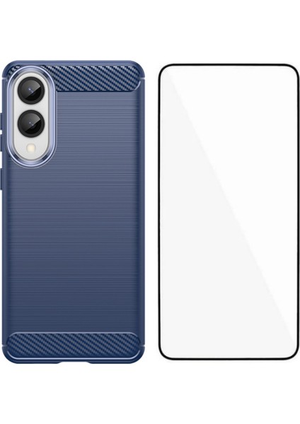 Samsung Galaxy S25 Edge Fırçalanmış Dokulu Tpu Telefon Kılıfı (Yurt Dışından)
