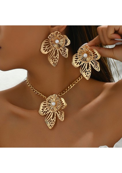 ADORE5420-7 Altın Çiçek Takı Seti (Yurt Dışından) fiyatları