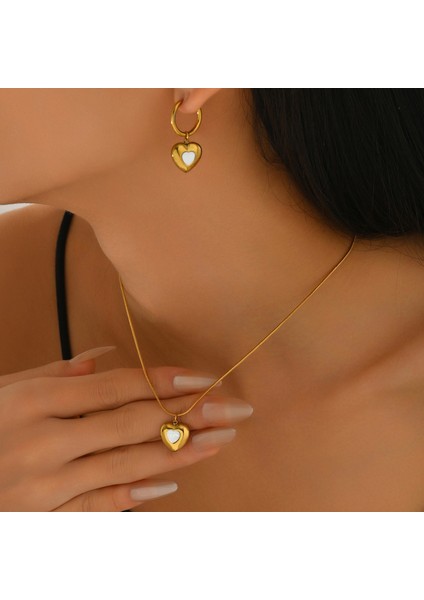ADORE70273 Altın Aşk Kolye Takı Seti (Yurt Dışından) fiyatları