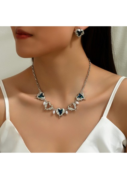 ADORE4825 Gümüş Aşk Takı Seti (Yurt Dışından) fiyatları