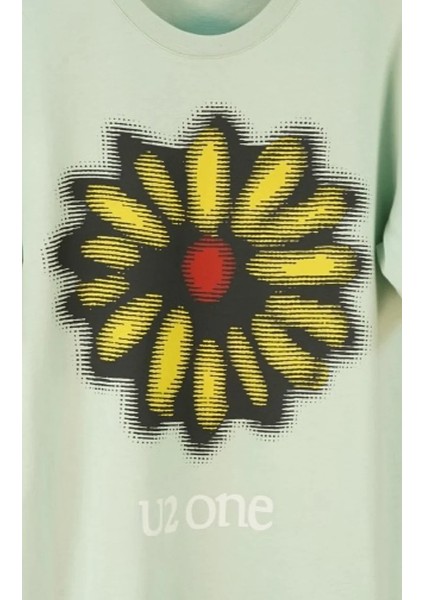 U2 One Regular Fit Mint Kısa Kollu Tshirt fiyatları